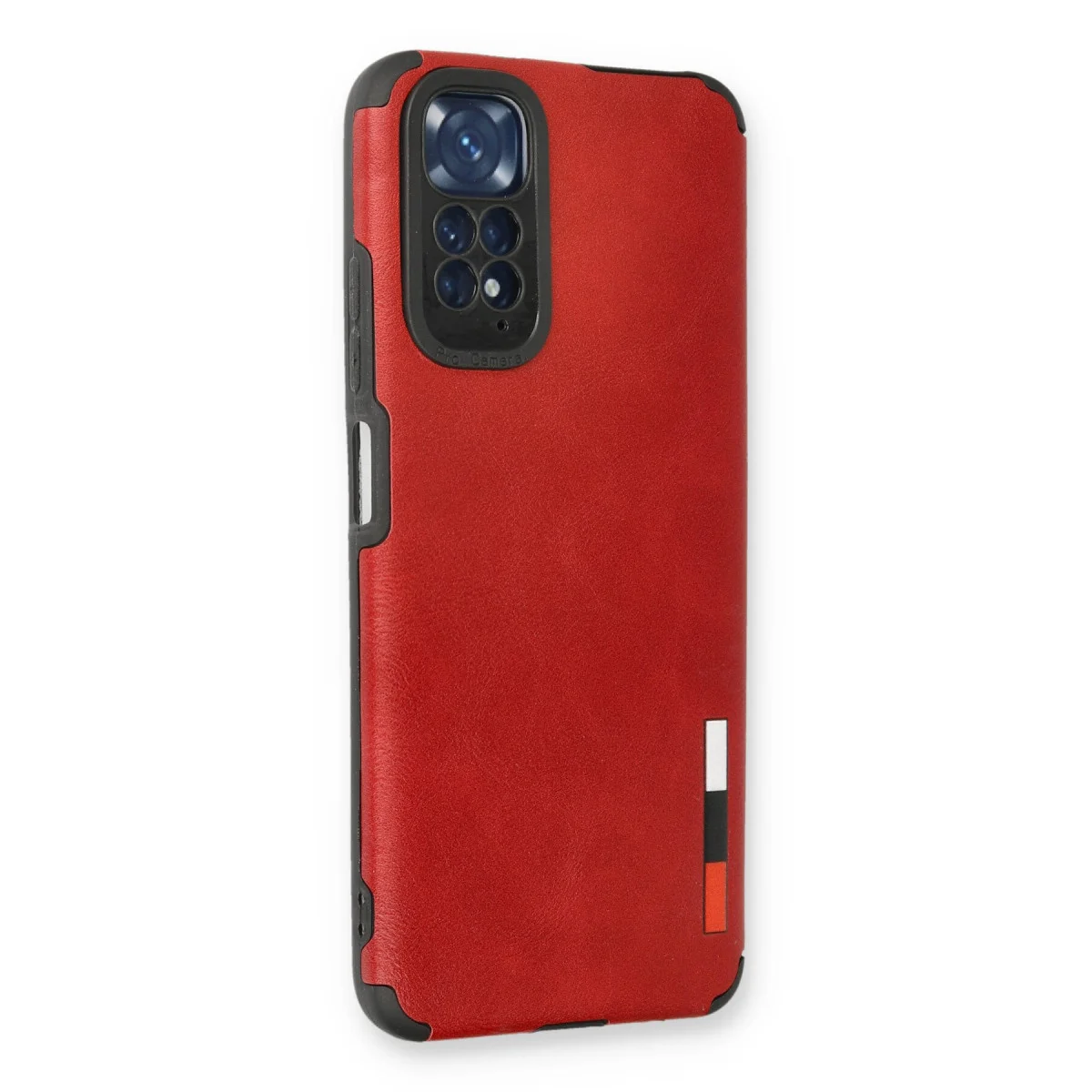 Redmi Note 11 Kılıf Loop Deri Silikon - Kırmızı