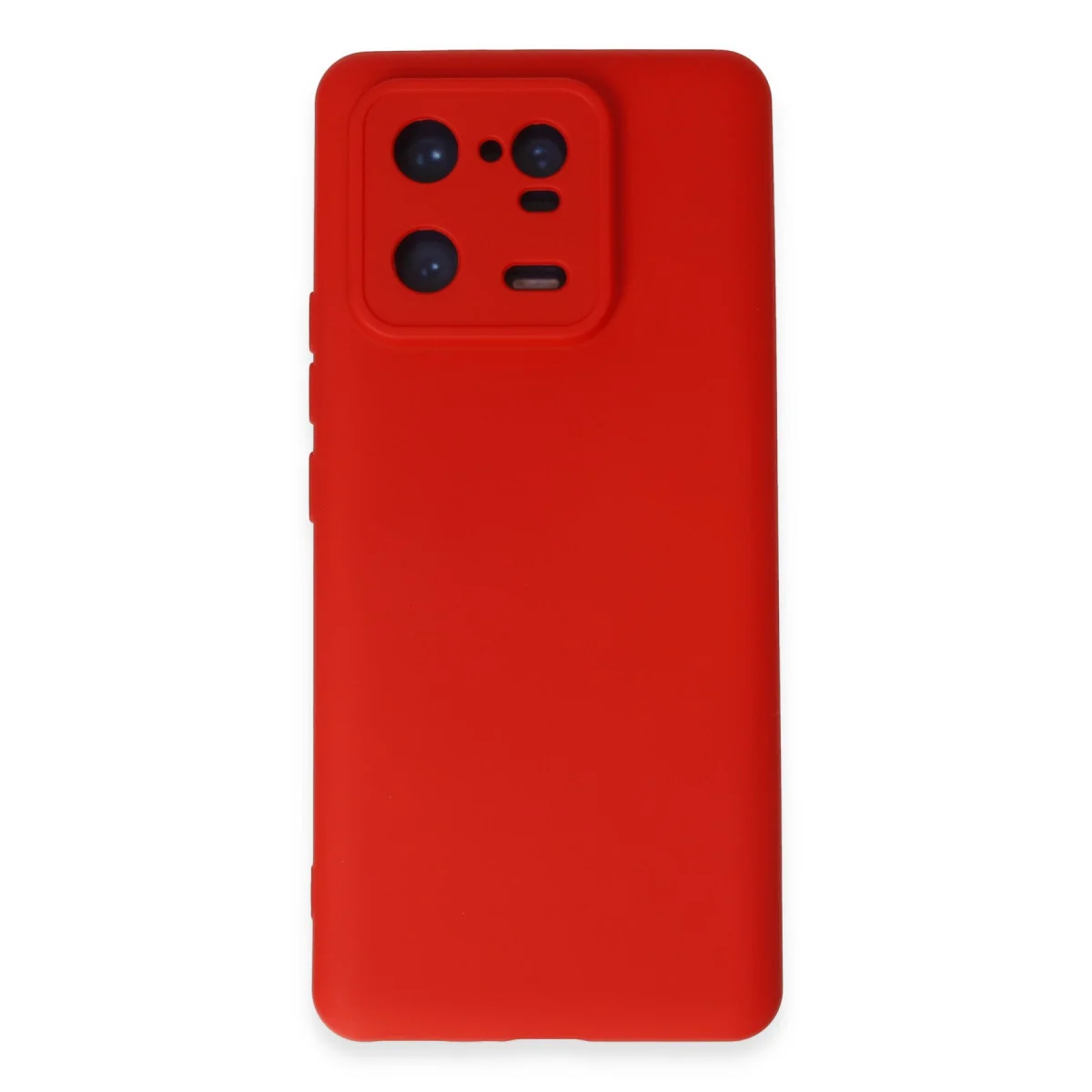 Mi 13 Pro Kılıf Nano içi Kadife Silikon - Kırmızı