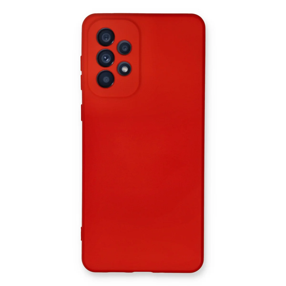 Galaxy A53 5G Kılıf Nano içi Kadife Silikon - Kırmızı