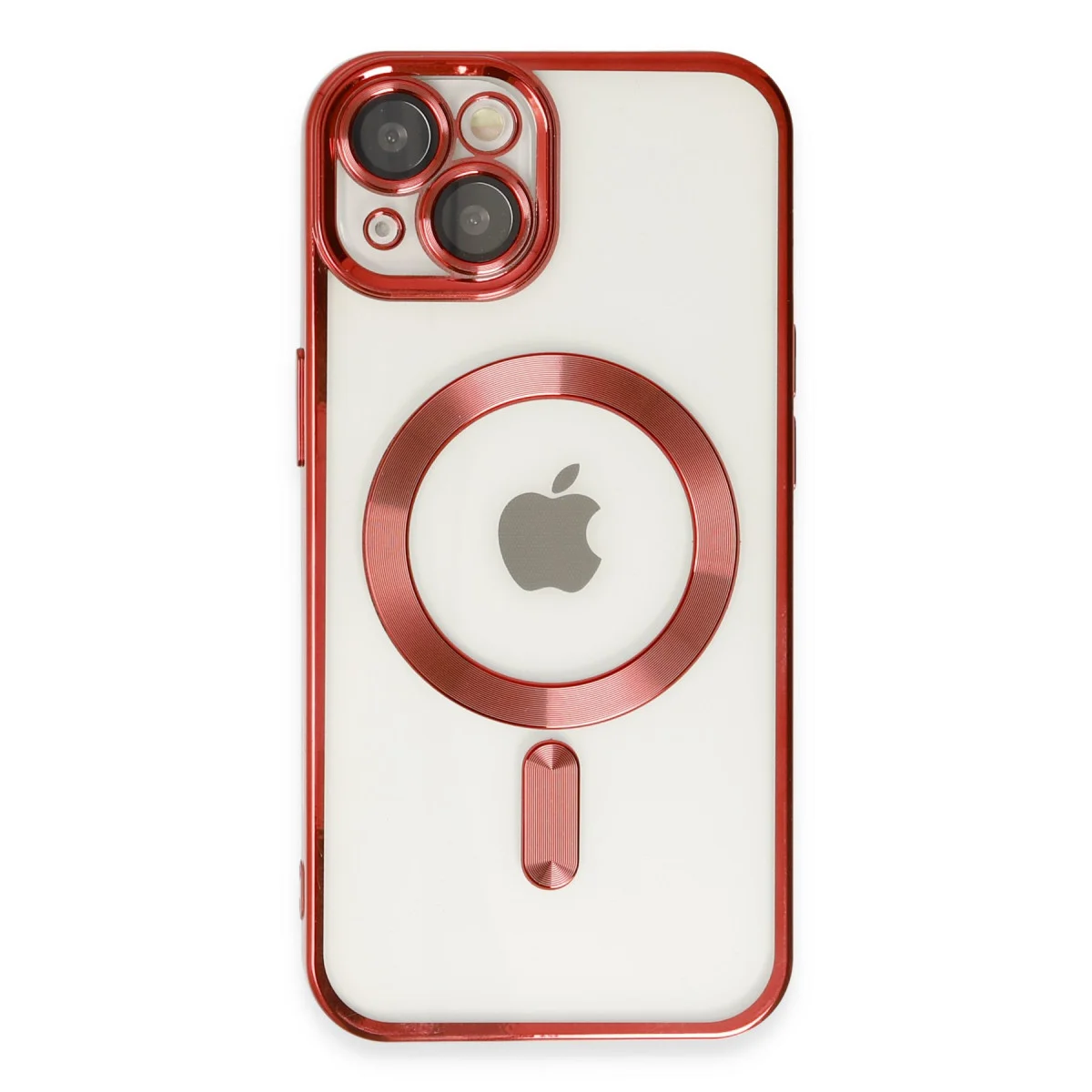 iPhone 14 Plus Kılıf Kross Magneticsafe Kapak - Kırmızı