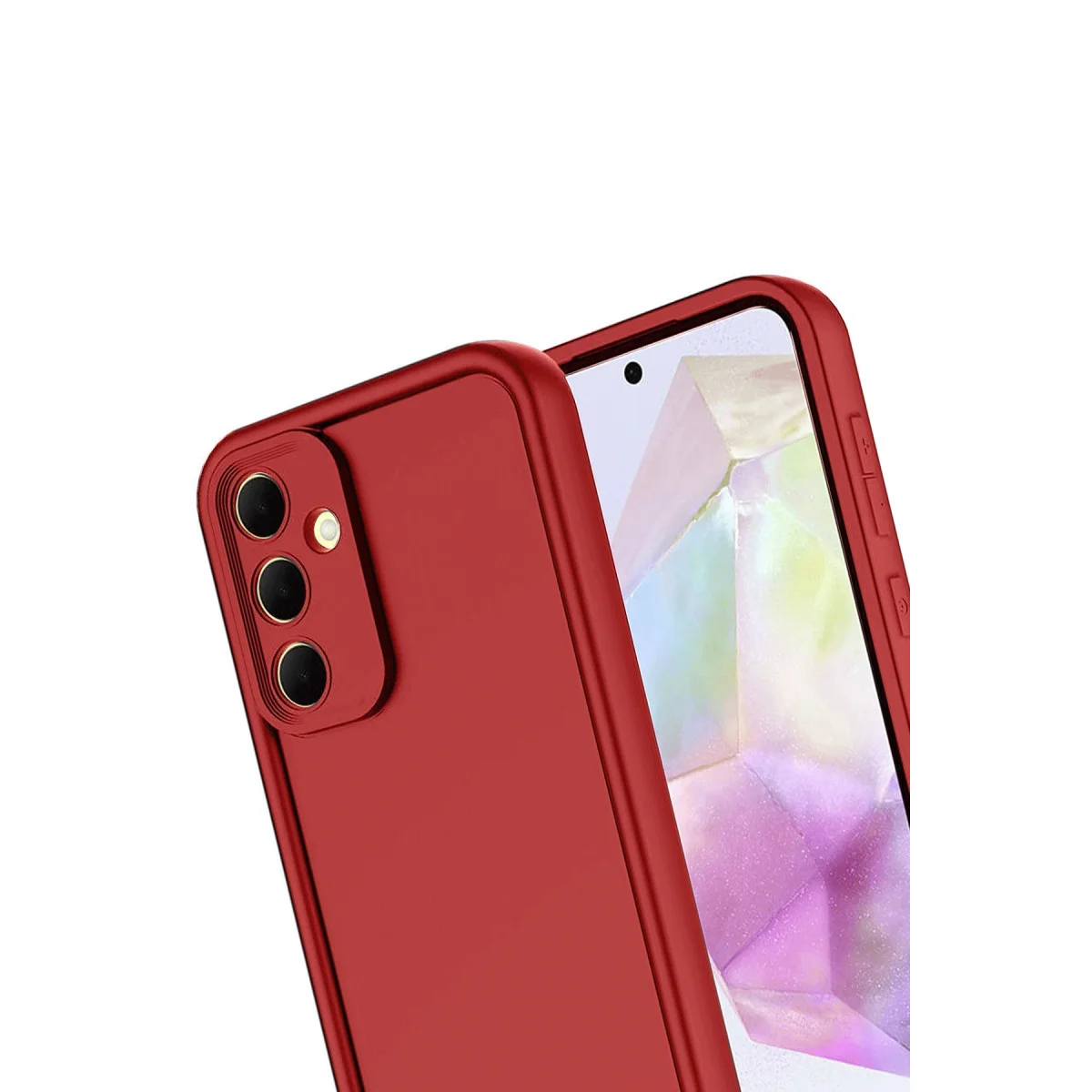 Galaxy A17 5G Viera Silikon - Kırmızı