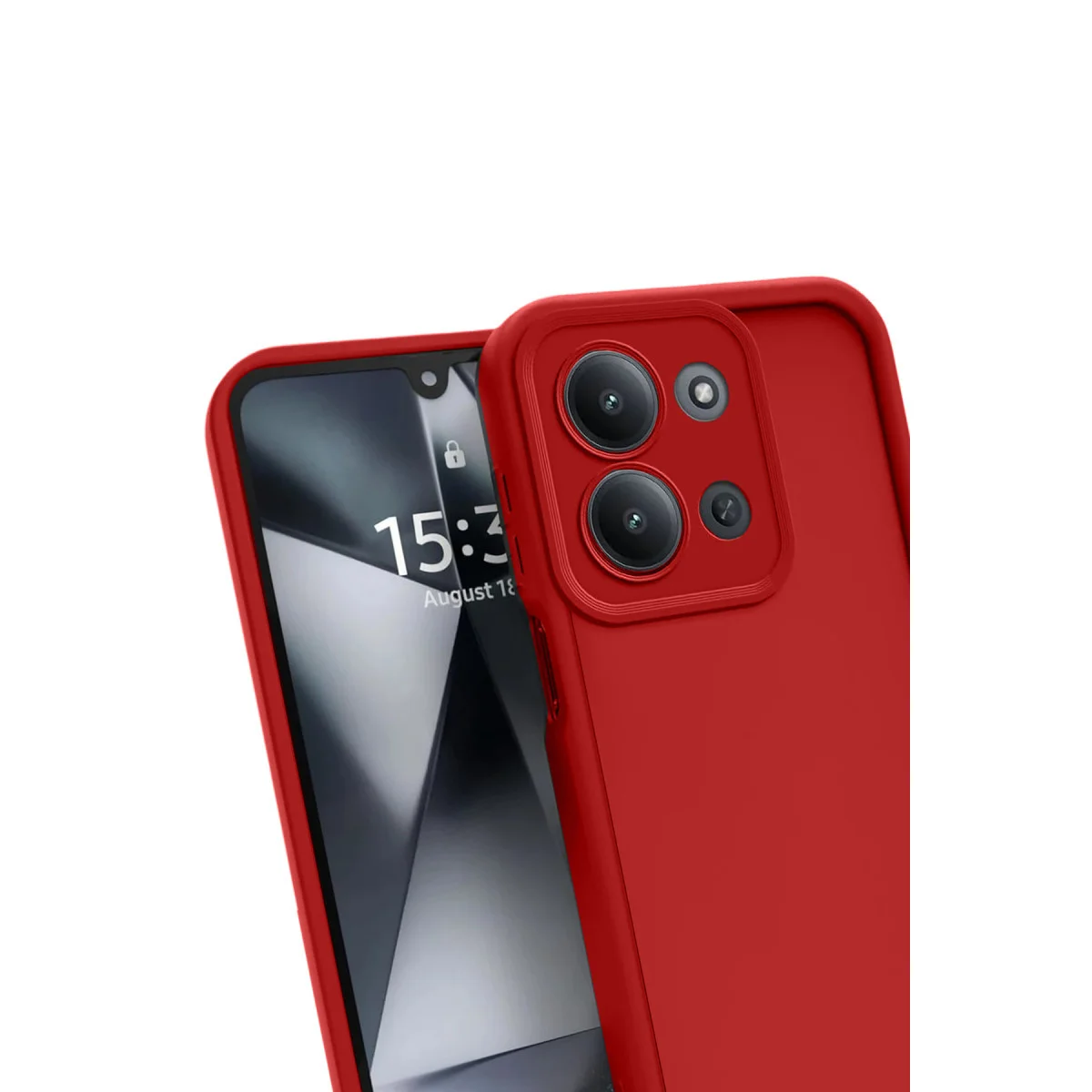 Redmi 15C 4G Viera Silikon - Kırmızı