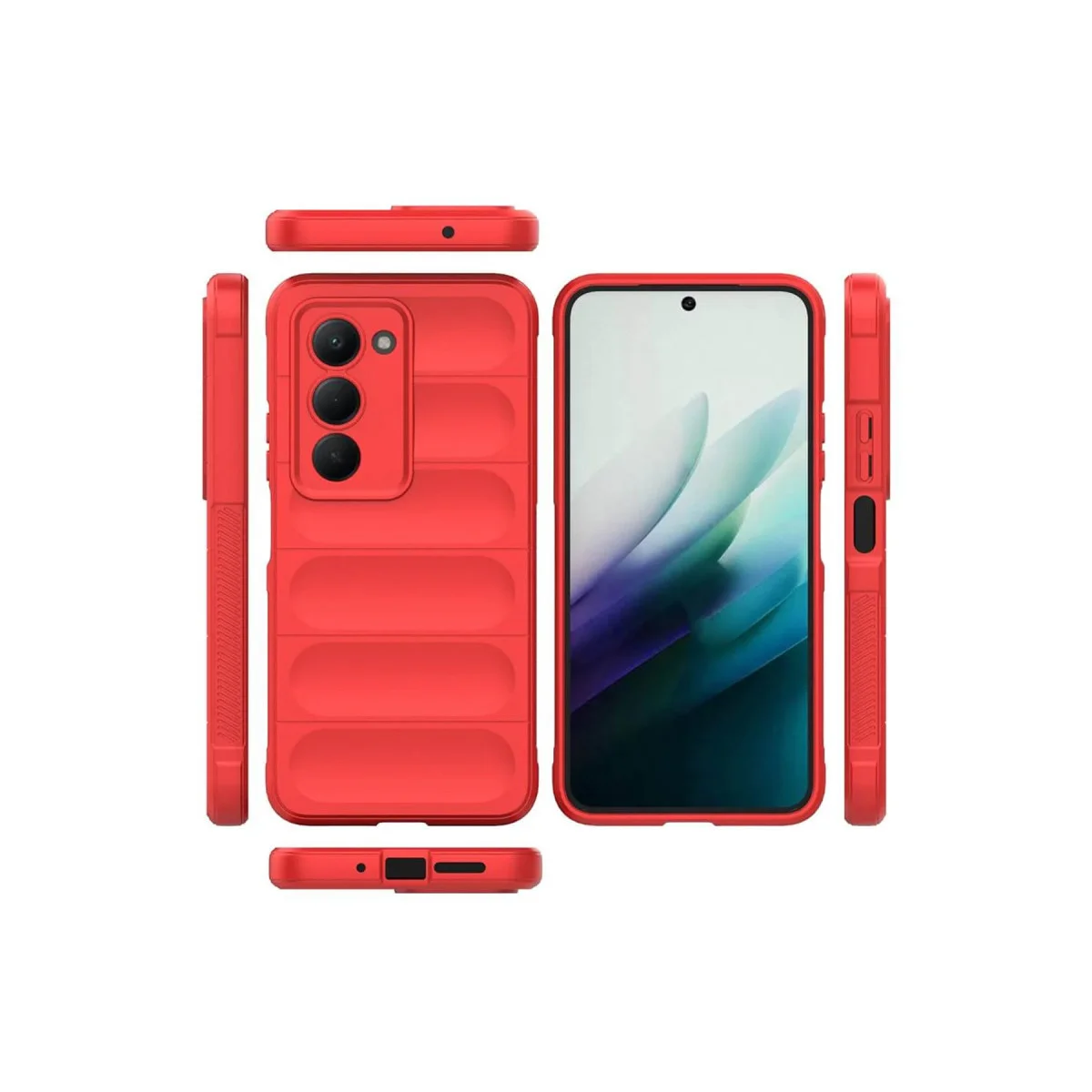 Redmi 15 4G Optimum Silikon - Kırmızı