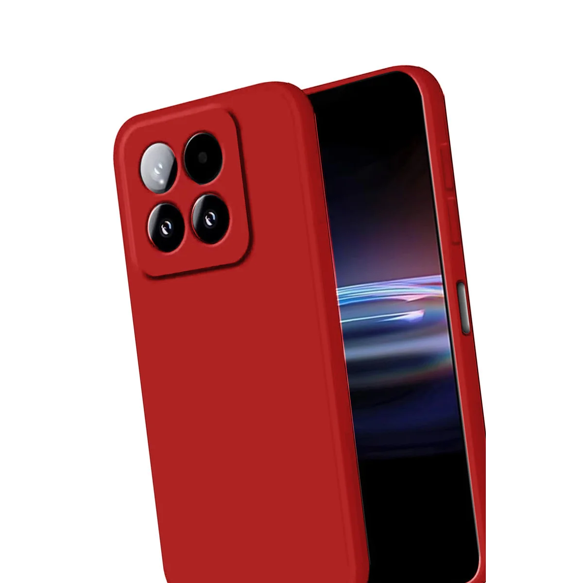 Mi 15T First Silikon - Kırmızı