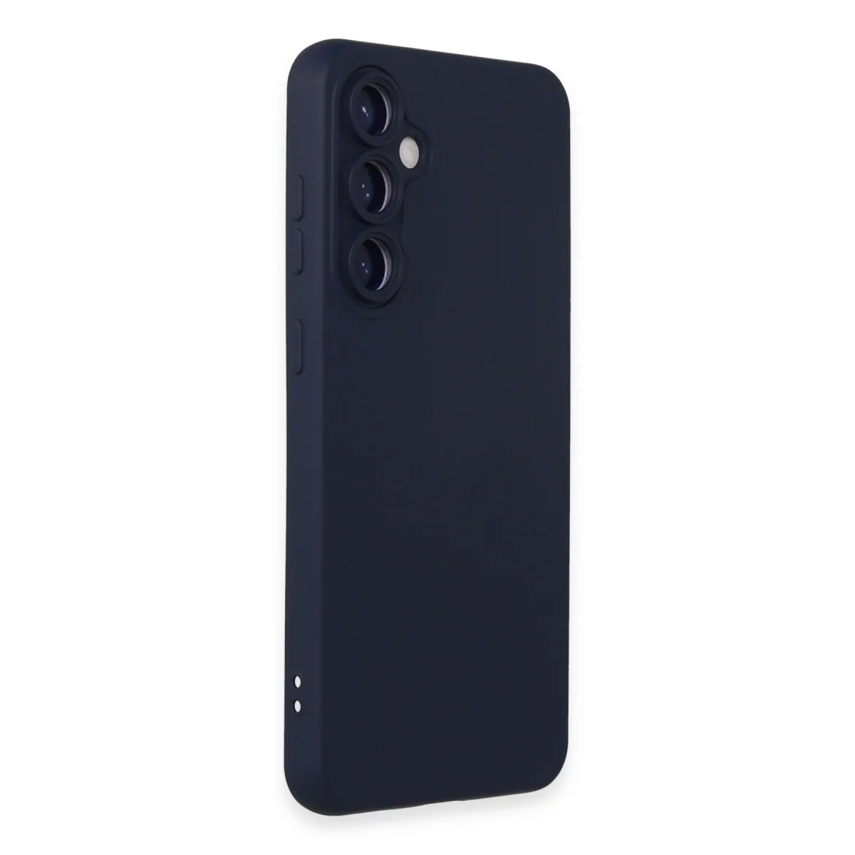 Galaxy S24 Kılıf Nano içi Kadife Silikon - Lacivert