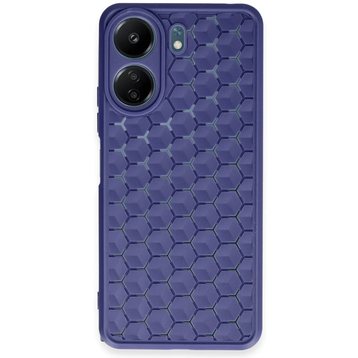 Redmi 13C Kılıf Petek Silikon Kapak - Lacivert