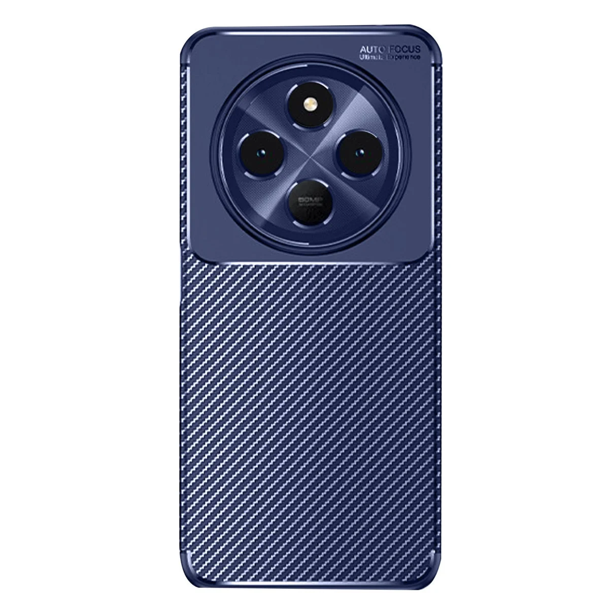 Redmi 14C Kılıf Auto Focus Karbon Kapak - Lacivert