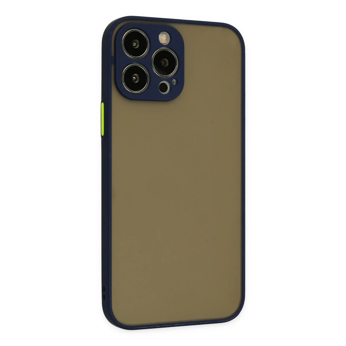 iPhone 13 Pro Kılıf Montreal Silikon Kapak - Lacivert