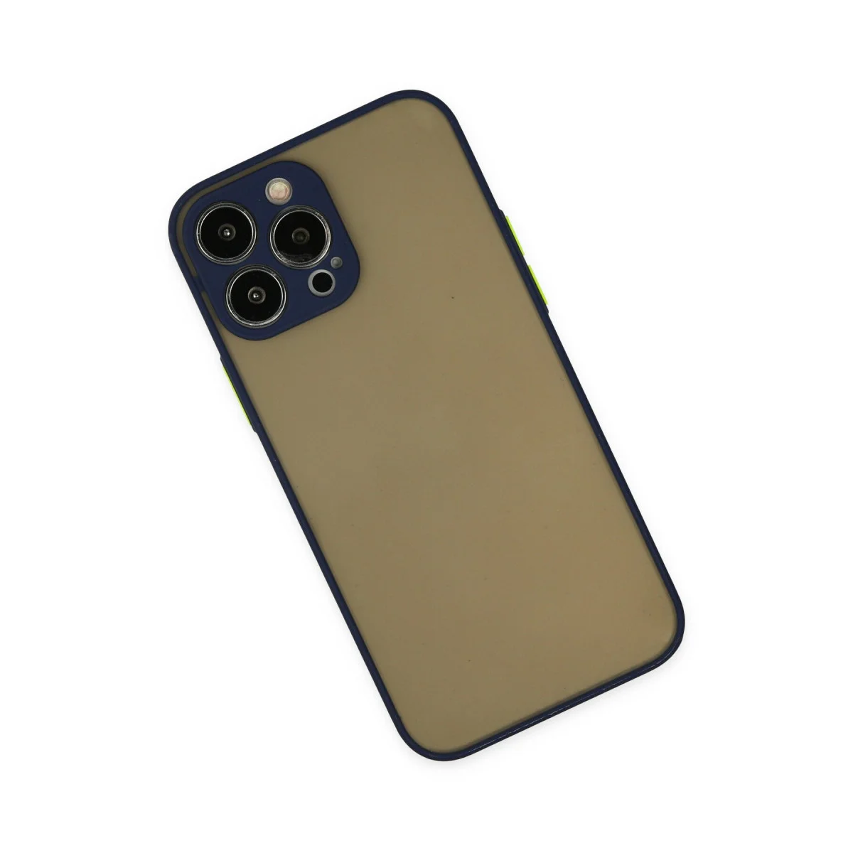 iPhone 13 Pro Kılıf Montreal Silikon Kapak - Lacivert