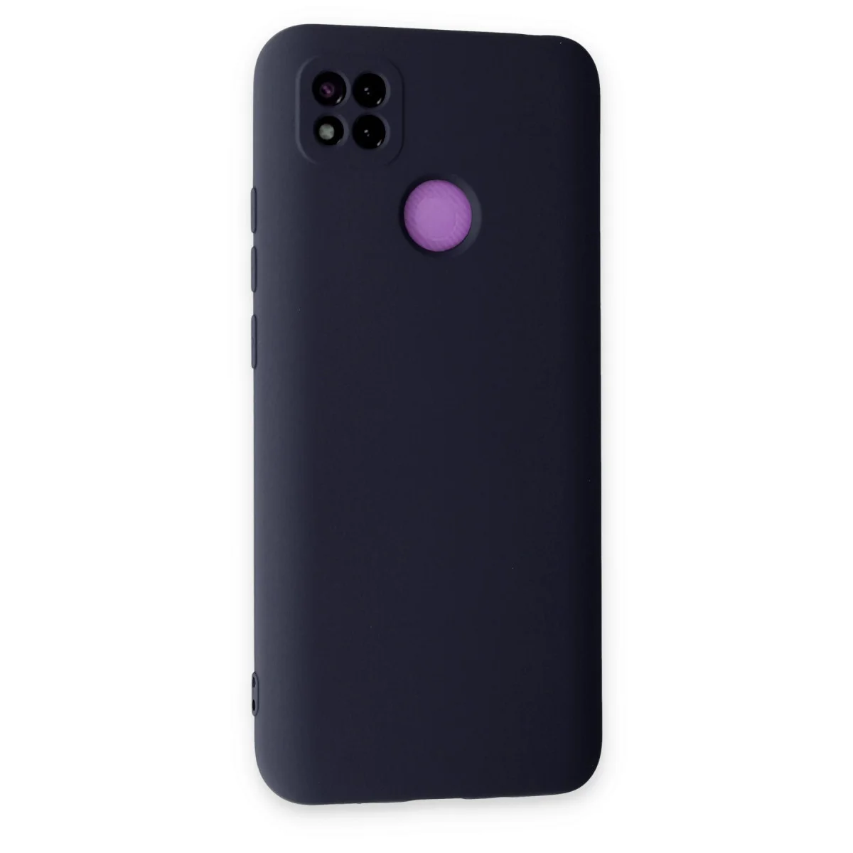 Redmi 9C Kılıf Nano içi Kadife Silikon - Lacivert