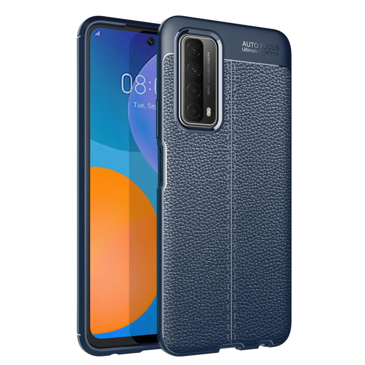 P Smart 2021 Kılıf Auto Focus Kapak - Lacivert