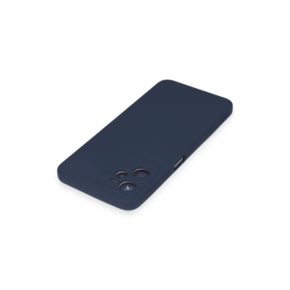 Realme C35 Kılıf Nano içi Kadife Silikon - Lacivert