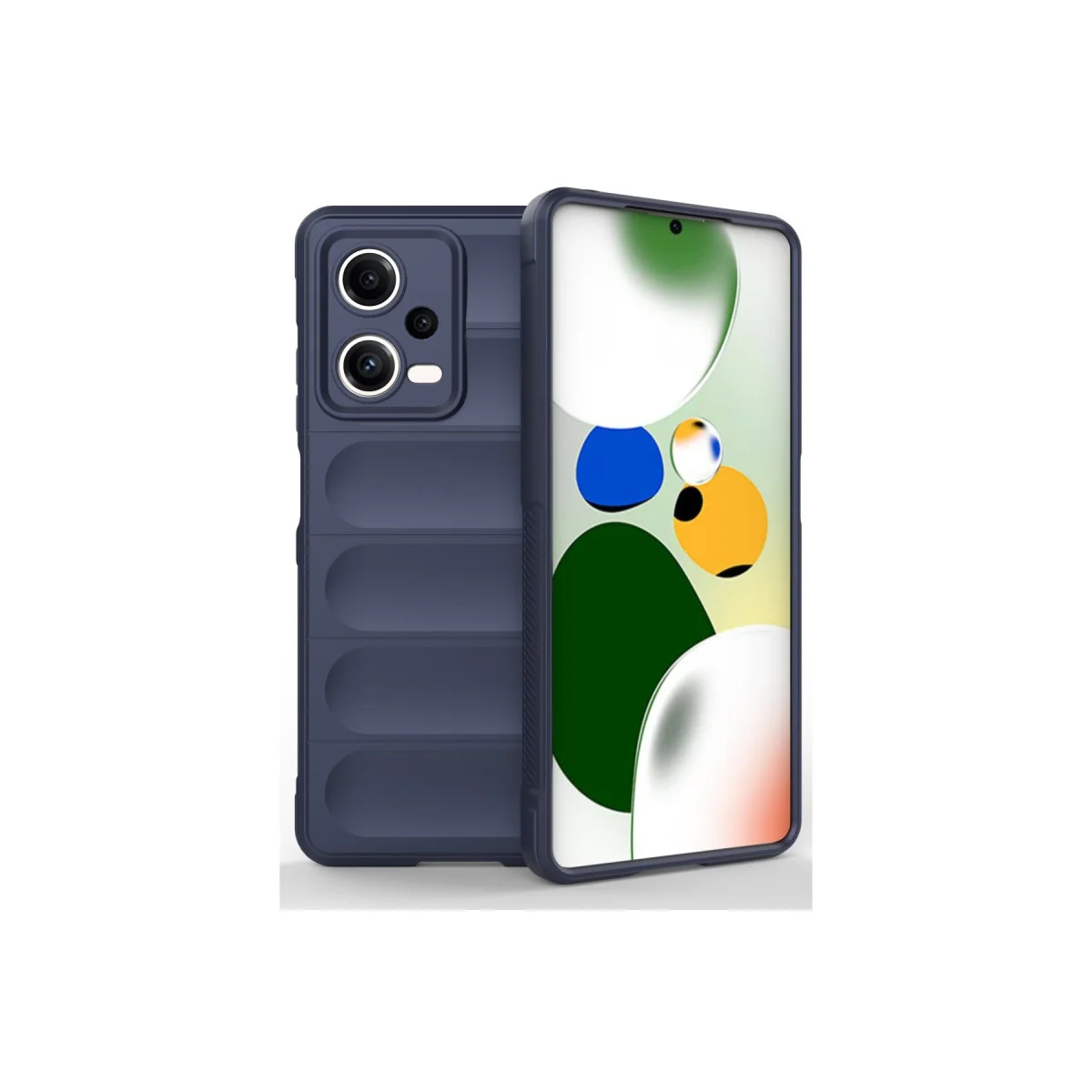 Poco X5 5G Kılıf Optimum Silikon - Lacivert