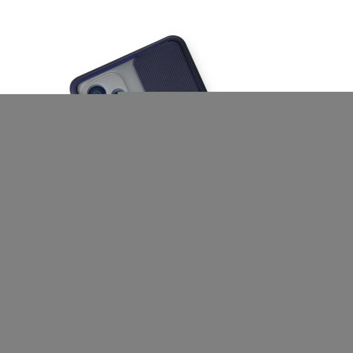 Galaxy A53 5G Kılıf Palm Buzlu Kamera Sürgülü Silikon - Lacivert