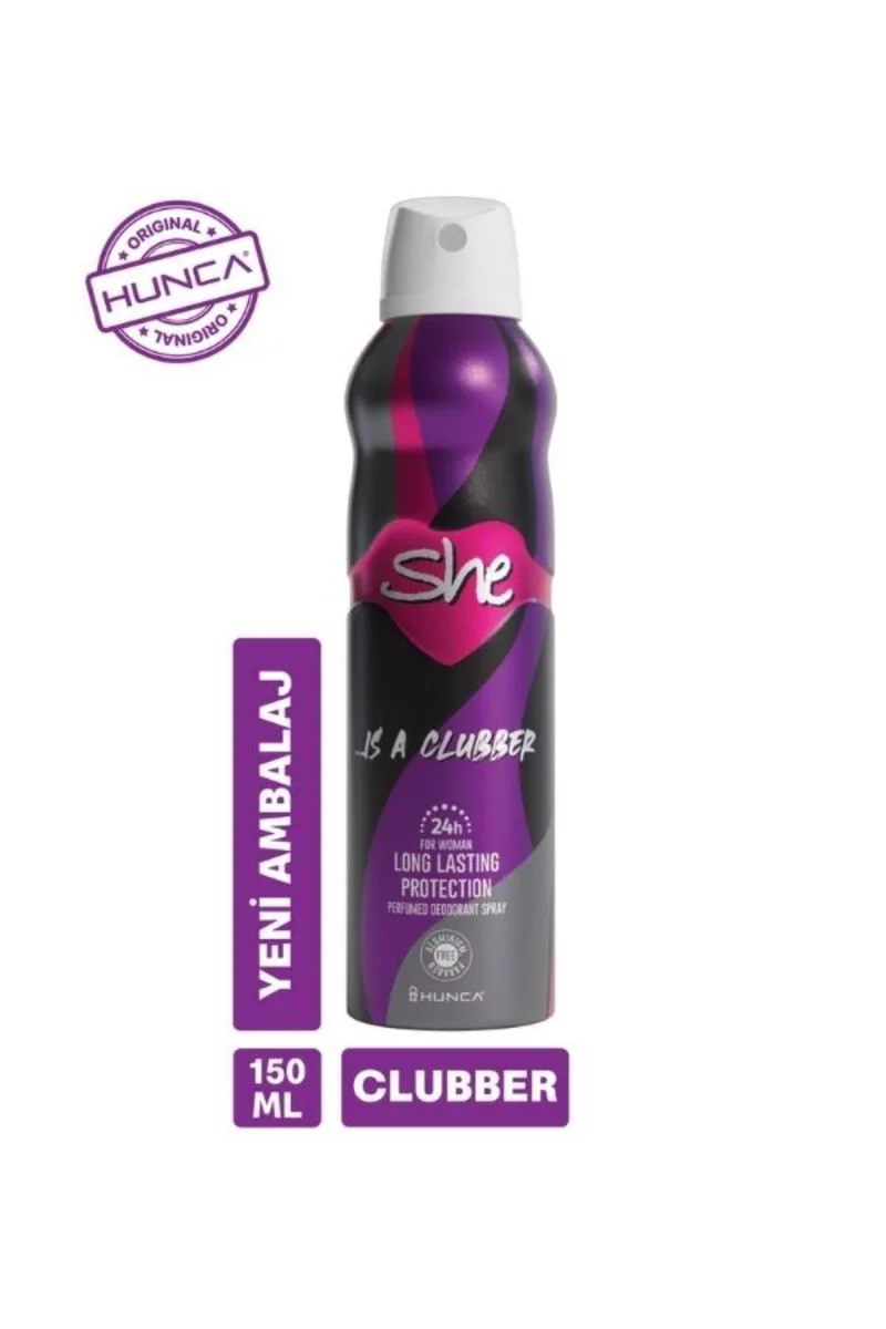 PARFÜM SETİ & CLUBBER EDT KADIN 50ML + DEODORANT SPREY CLUBBER KADIN 150ML