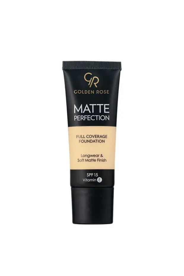 Matte Perfection Foundation Warm 01 Söğüt Özü & Üzüm Çekirdeği Yağlı Mat Fondöten 35 ml