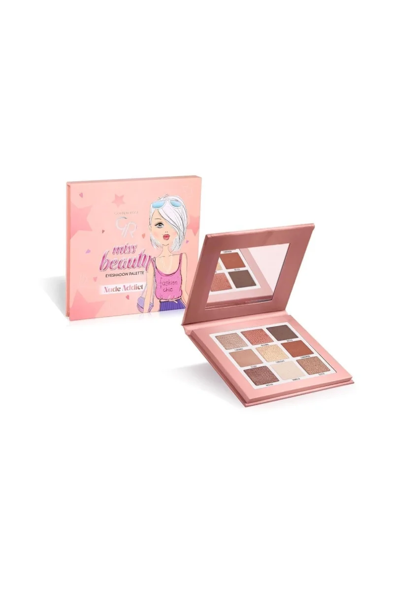 Miss Beauty Nude Addict Eyeshadow Palette Dokuzlu Far Paleti 9x1,3 g