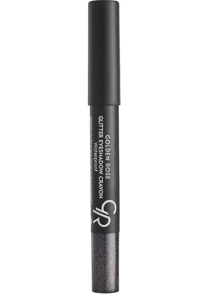 Glitter Eyeshadow Crayon Waterproof No: 55 Midnight Black - Simli Kalem Göz Farı