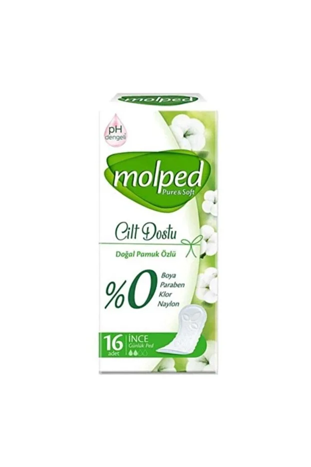 Hijyenik Ped & Pure Soft Organik Pamuk Günlük İnce Ped 16LI