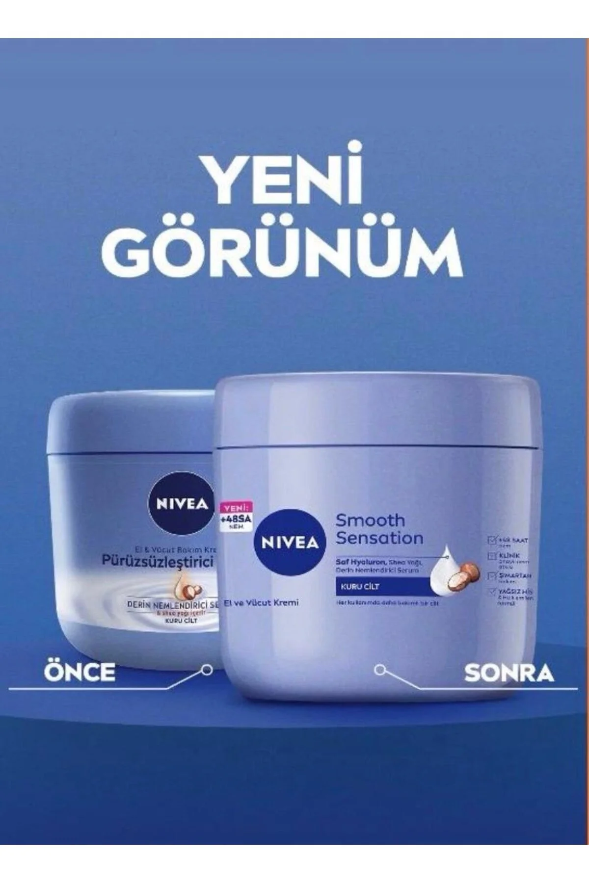 Vücut Bakim Kremi & Yoğun Nemlendiricili El Ve Vücut Bakimi İçin 400ML