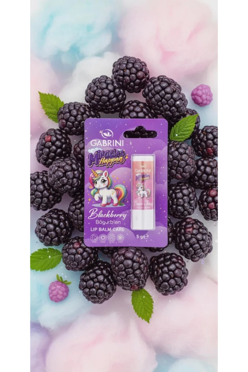 Unicorn Kids Lipcare Böğürtlen