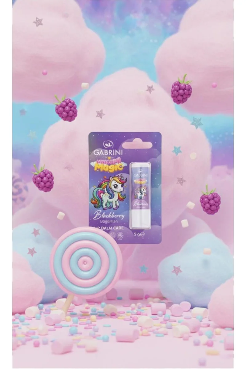 Unicorn Kids Lipcare Böğürtlen