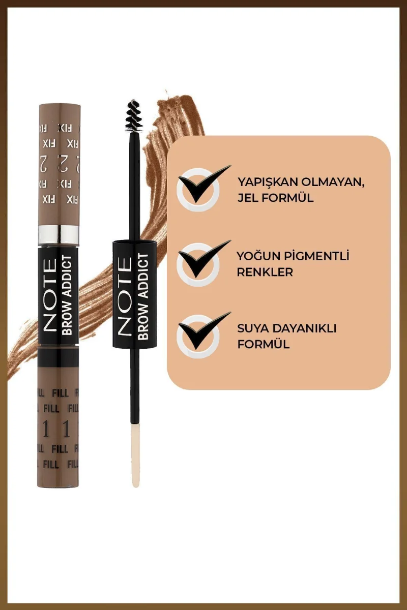 Kaş Fari & Maskara Eyebrow Addict Fill Fix No: 01