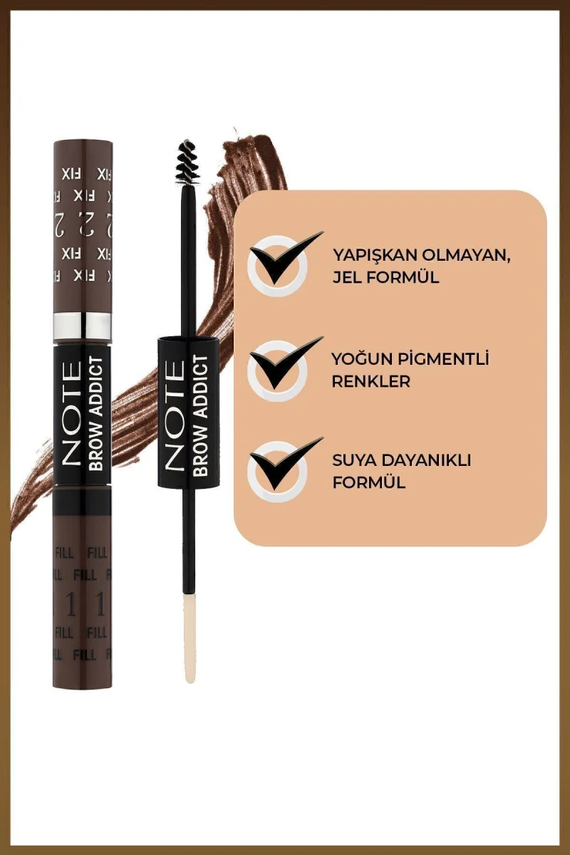 Kaş Fari & Maskara Eyebrow Addict Fill Fix No: 03