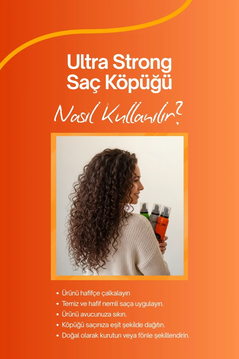 Saç Köpüğü Ultra Strong No:3 200ml