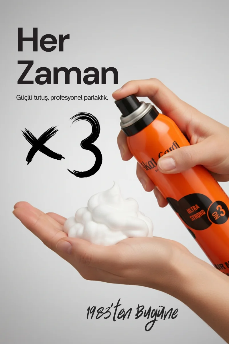 Saç Köpüğü Ultra Strong No:3 200ml