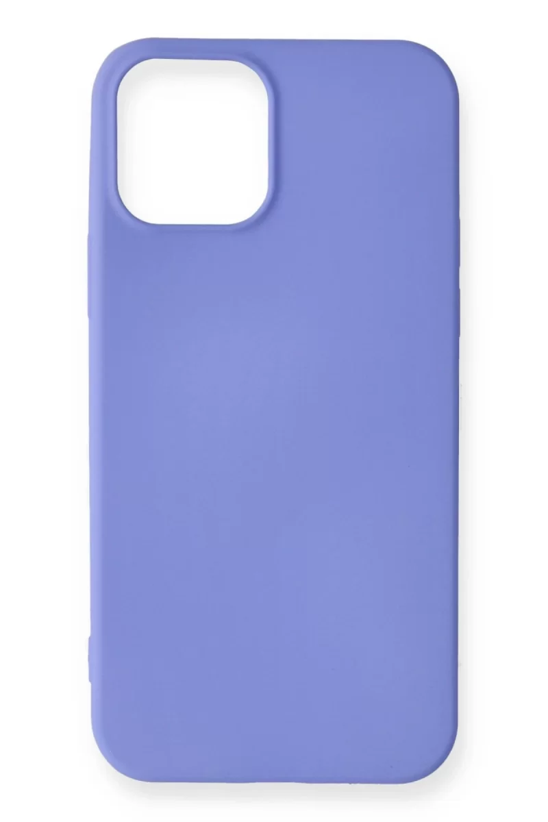 iPhone 12 Mini Kılıf First Silikon - Mor