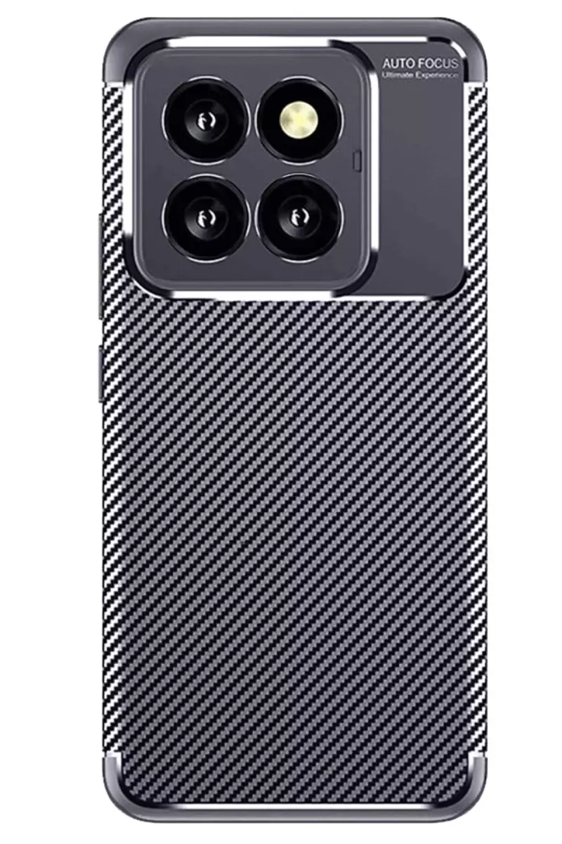 Mi 14T Pro Kılıf Auto Focus Karbon Kapak - Lacivert