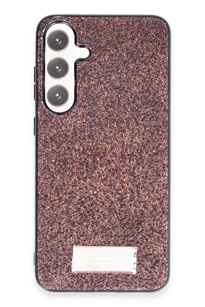Galaxy A25 5G Bright Simli Kapak - Derin Mor