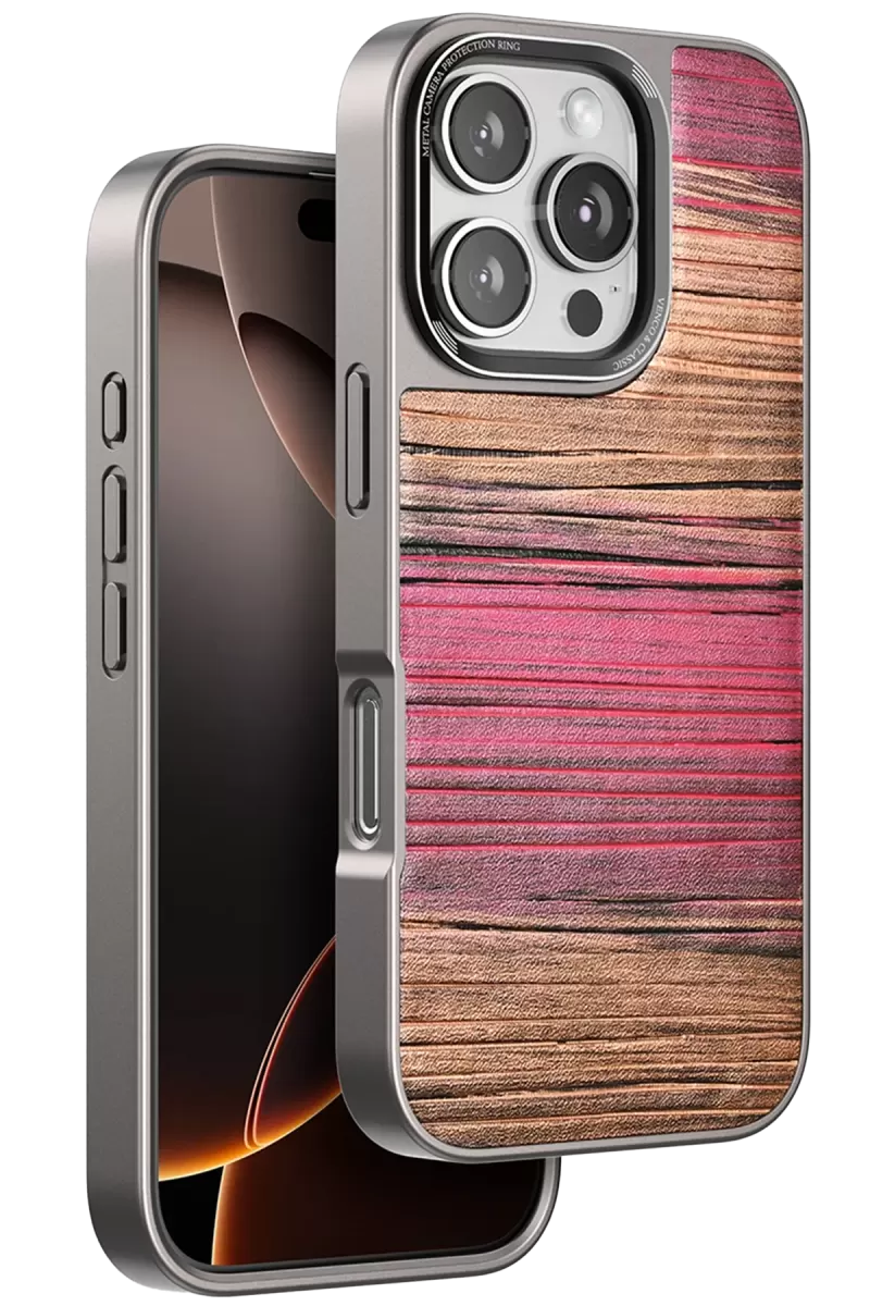 iPhone 16 Pro Wave Kapak - Pembe