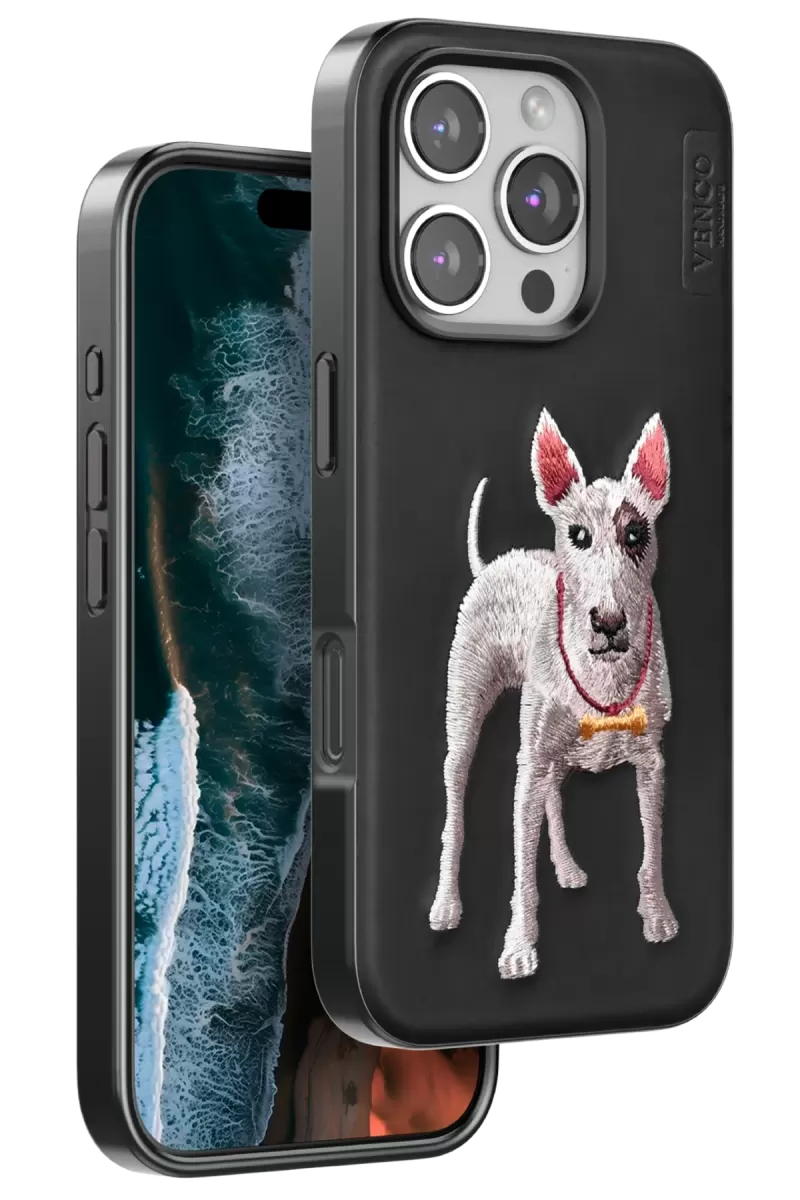iPhone 16 Pro Max Perma Desenli Kapak - Siyah