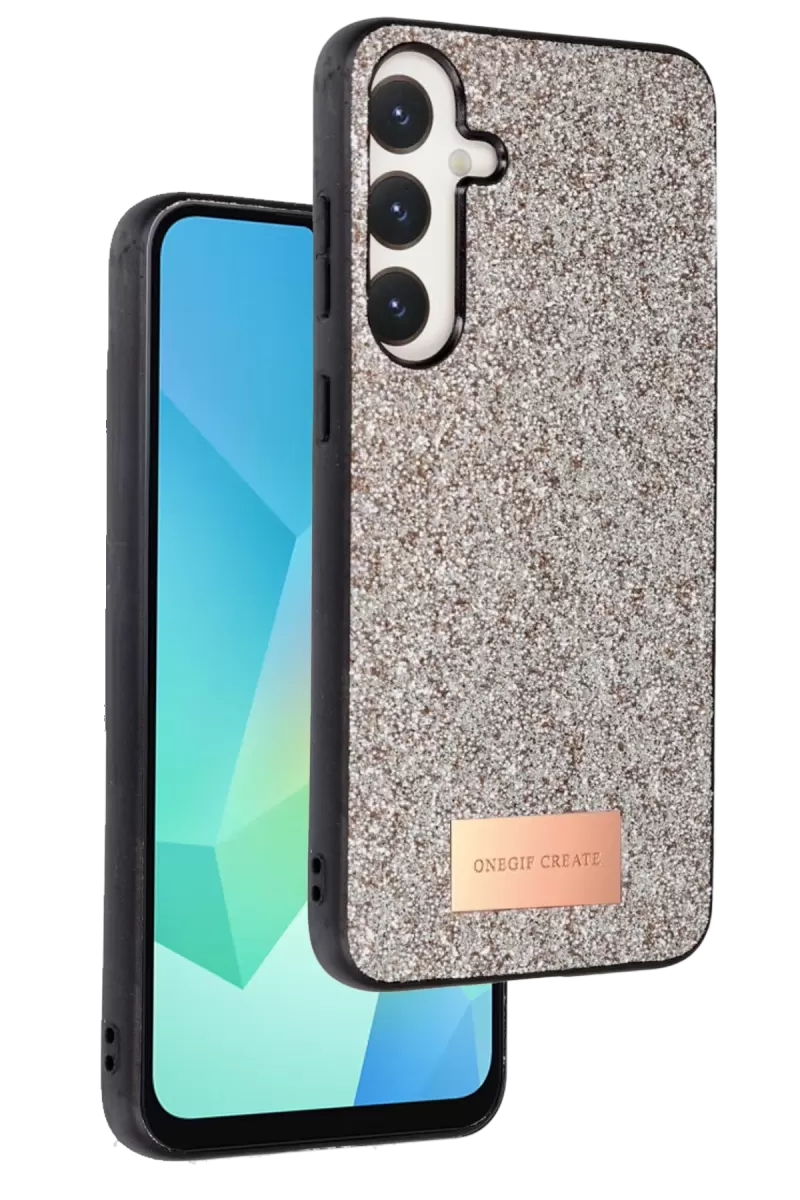 Galaxy A16 5G Bright Simli Kapak - Gold