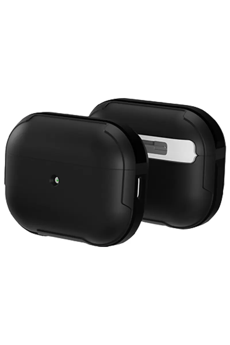 Airpods 3 (3.nesil) MO-A8 Armor Kılıf - Siyah
