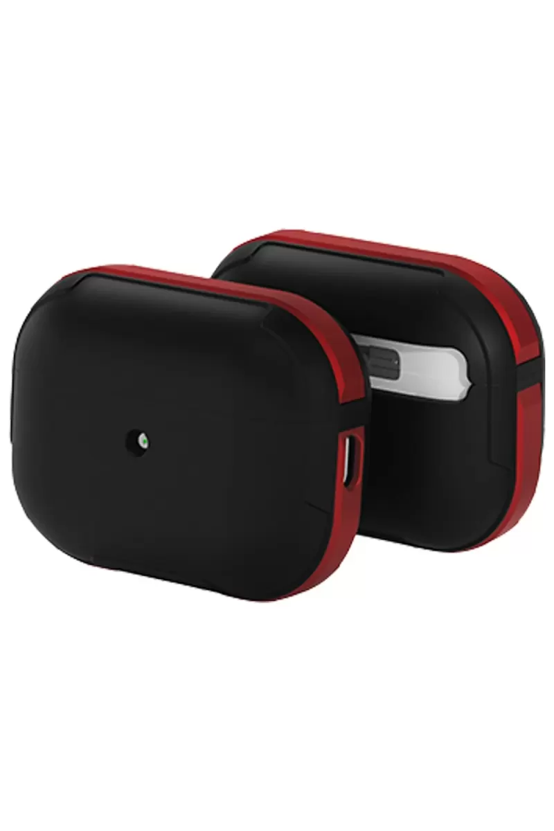 Airpods 3 (3.nesil) MO-A8 Armor Kılıf - Kırmızı