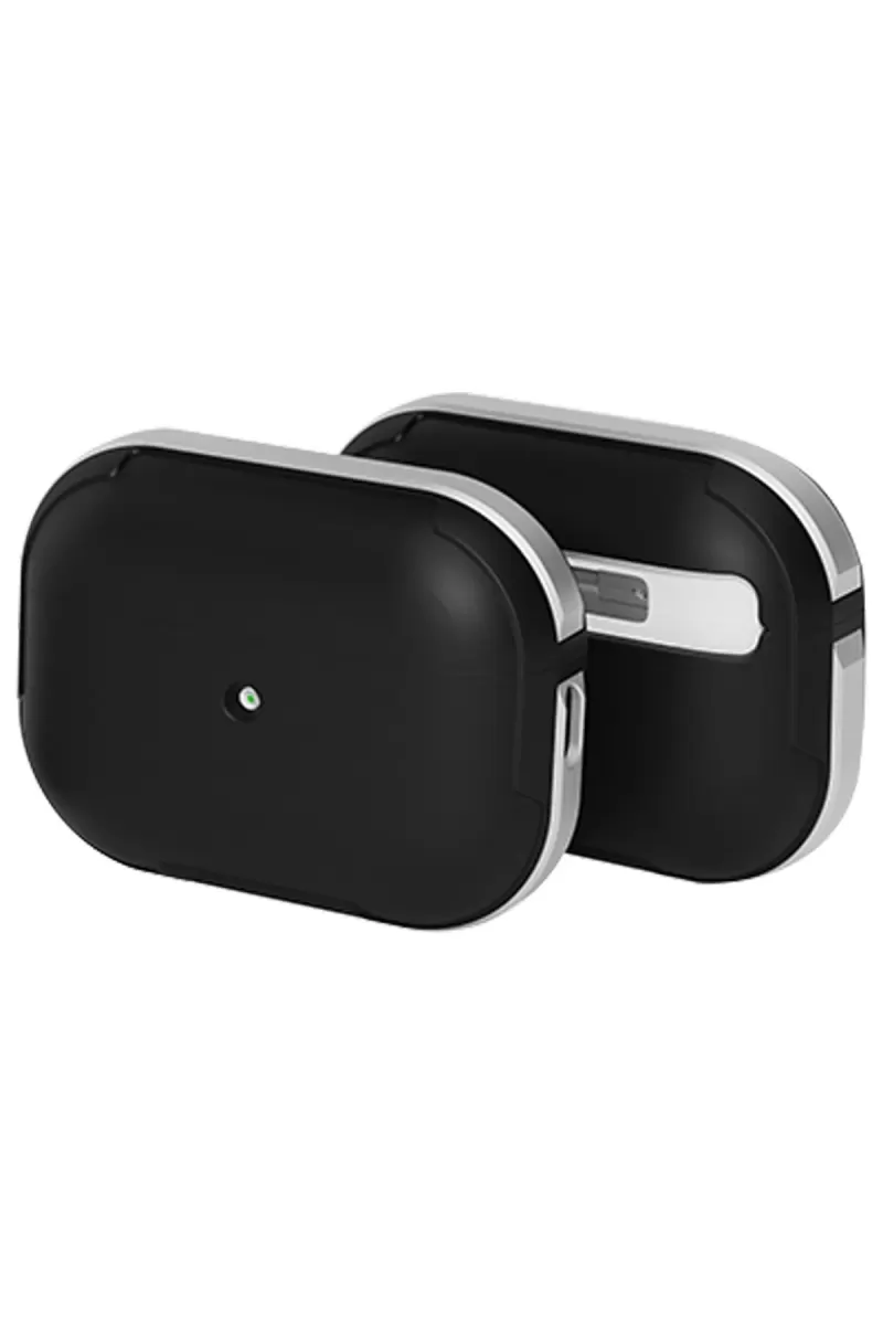 Airpods Pro 2 (2.nesil) MO-A8 Armor Kılıf - Gümüş