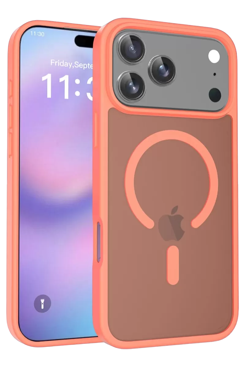 iPhone 17 Pro Max Jota Magsafe Kapak - Turuncu