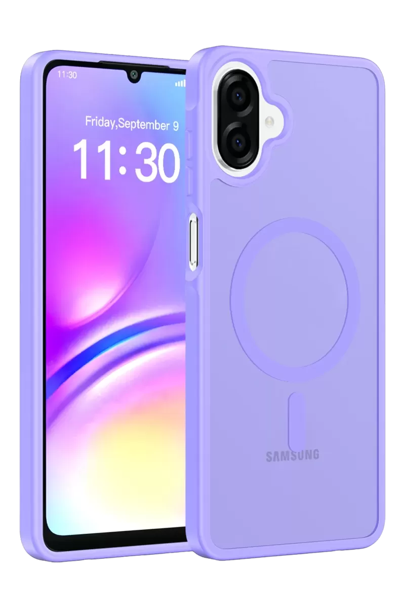 Galaxy A07 4G Jota Magsafe Kapak - Lila