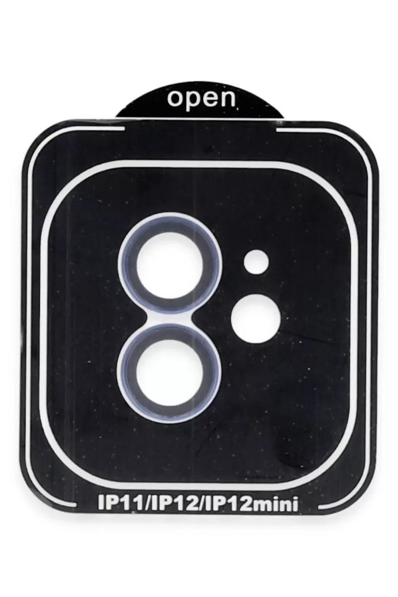 iPhone 11 PVD Metal Kamera Lens - Mavi