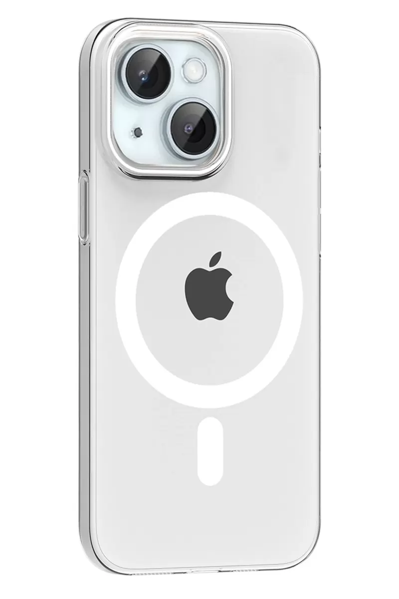 iPhone 14 PC Blank Magsafe Kapak - Şeffaf