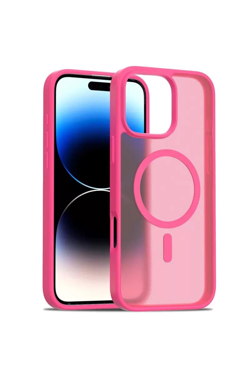 iPhone 16 Pro Max Jota Magsafe Kapak - Rose