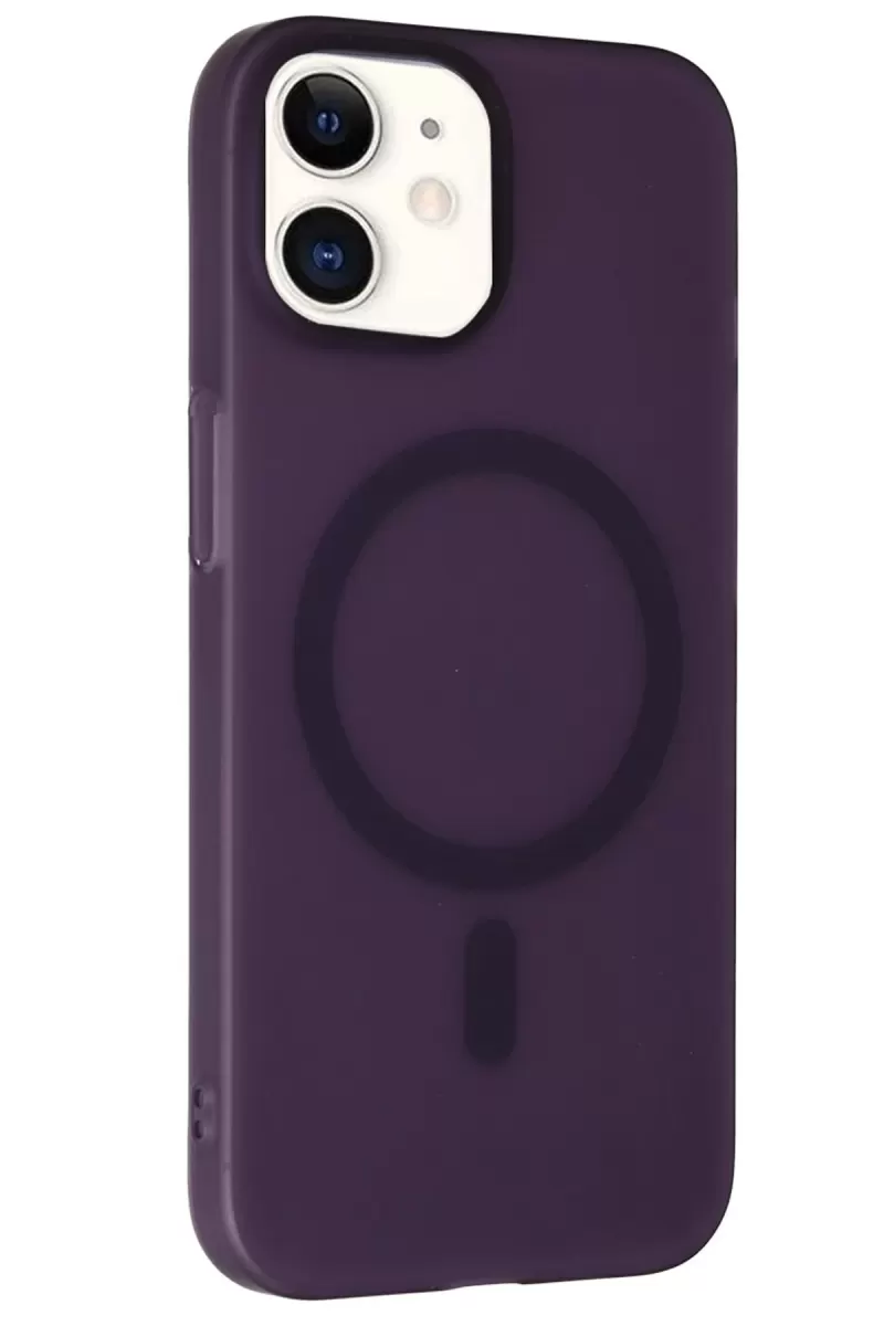 iPhone 11 Tuna PC Slim Magsafe Kapak - Derin Mor