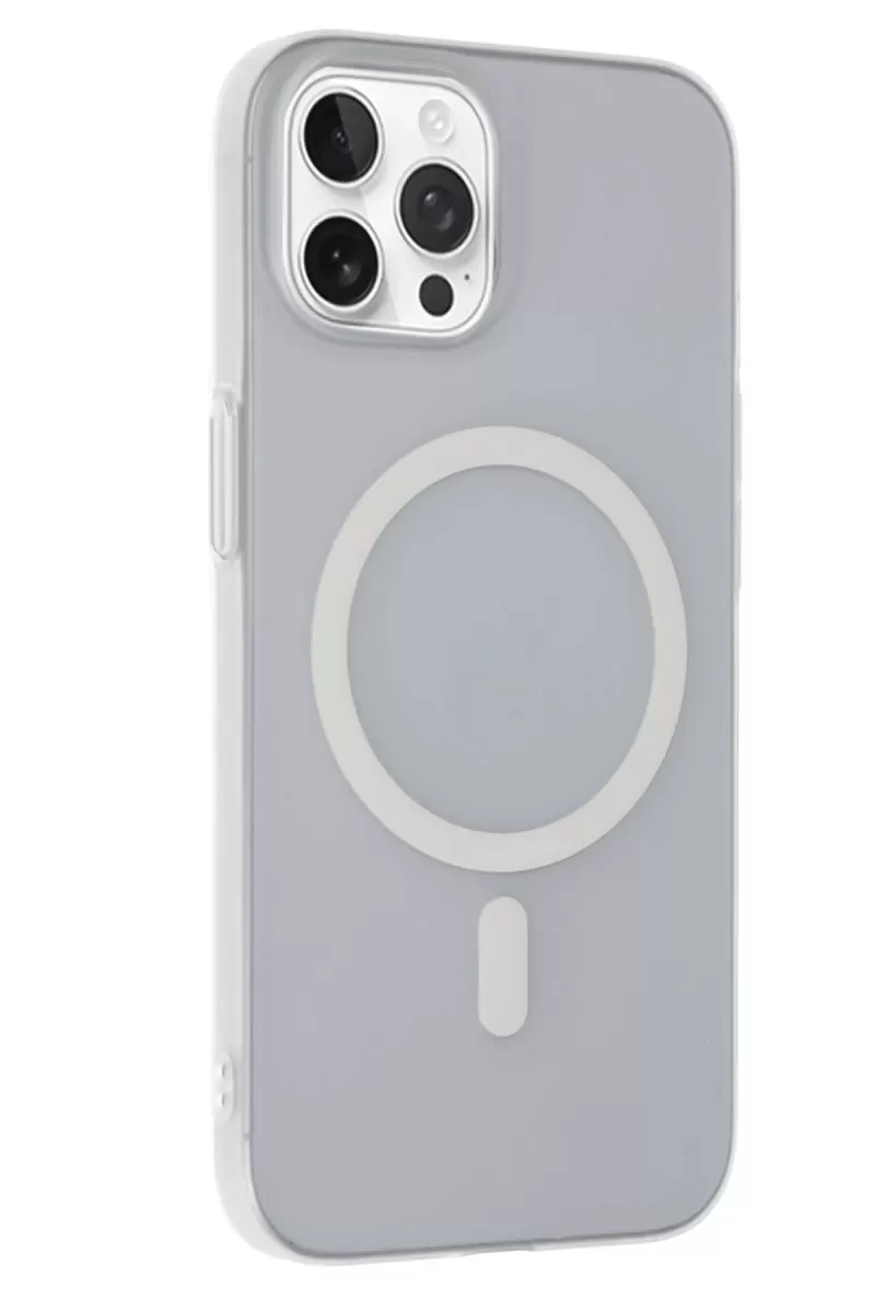 iPhone 15 Pro Tuna PC Slim Magsafe Kapak - Şeffaf