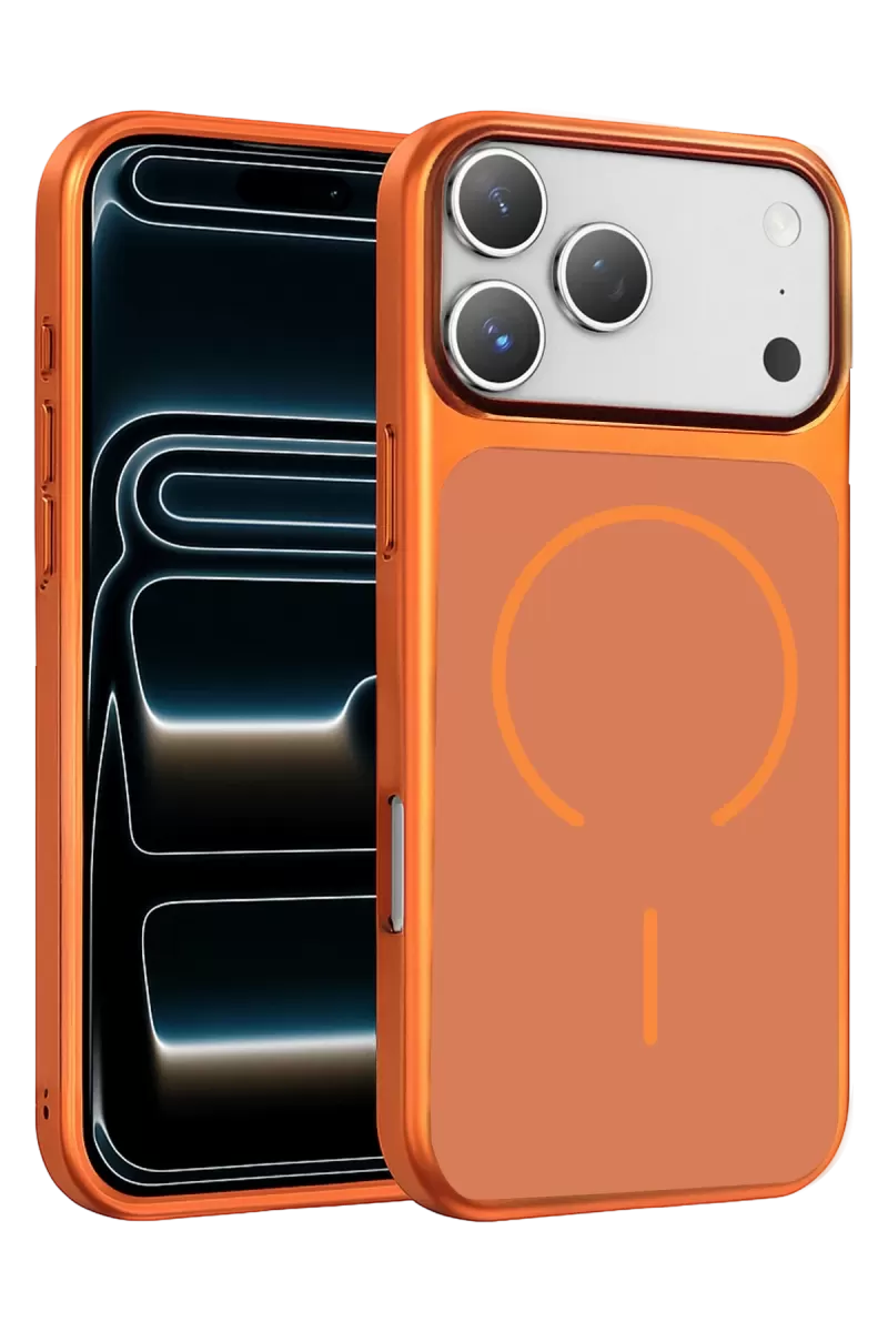 iPhone 17 Pro Rush Magsafe Kapak - Turuncu