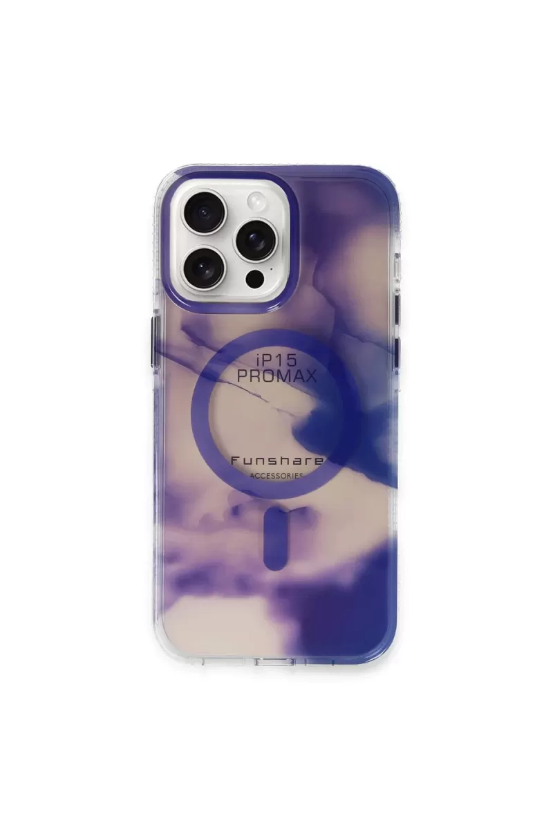 iPhone 15 Pro Max Phantom Magsafe Kapak - Mor