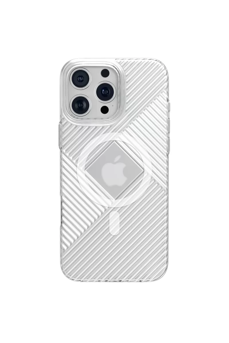 iPhone 15 Pro Max Stella PC Sert Magsafe Kılıf - Şeffaf