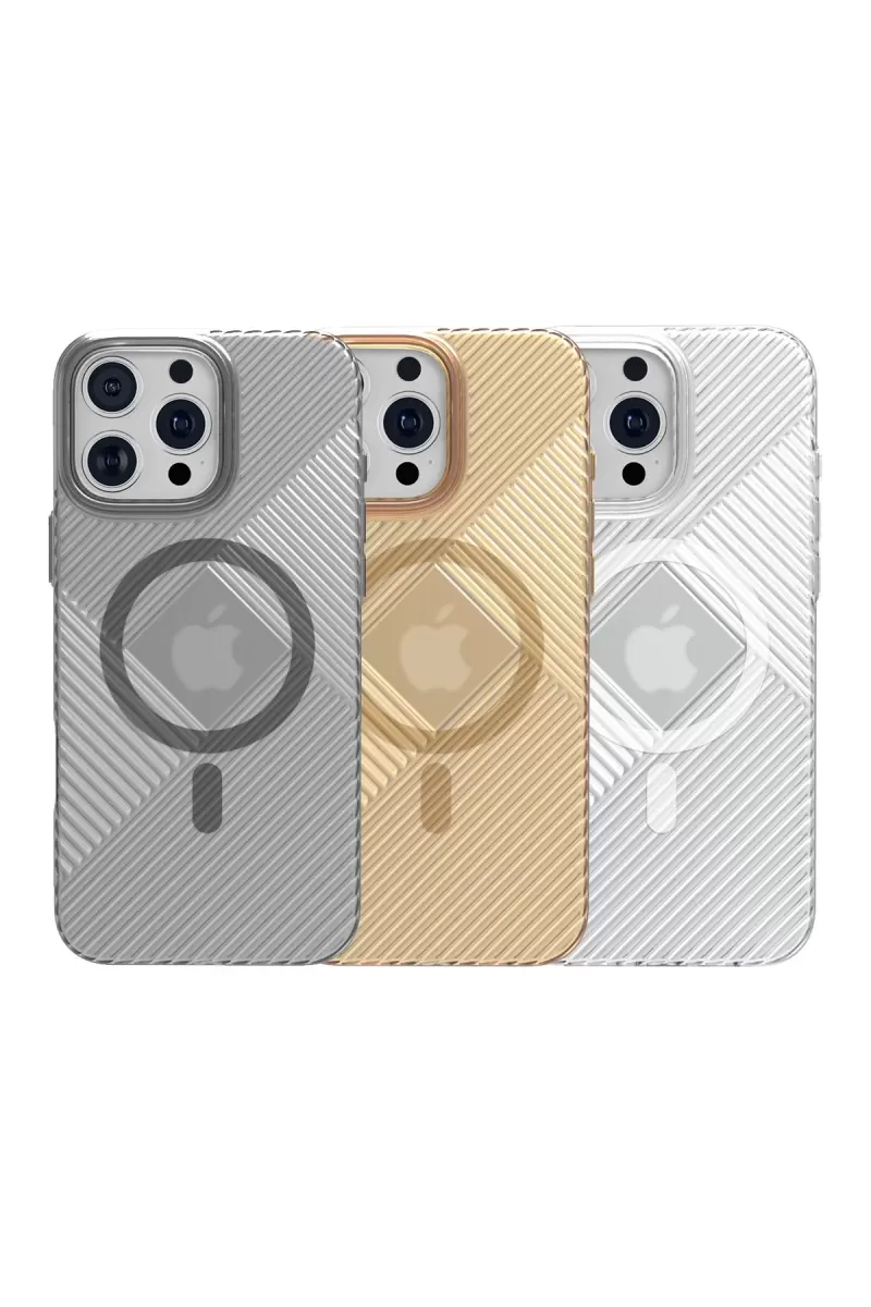 iPhone 15 Pro Max Stella PC Sert Magsafe Kılıf - Şeffaf